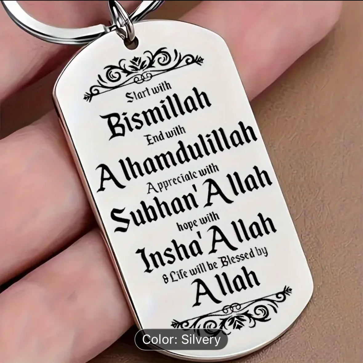 Islamic Blessing keyring